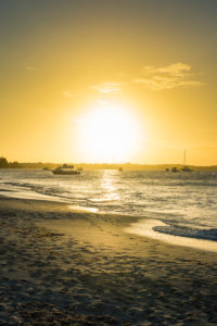 Sunset over Grace bay beach, Providenciales, Turks and Caicos Sunset over Grace bay beach, Providenciales, Turks and Caicos